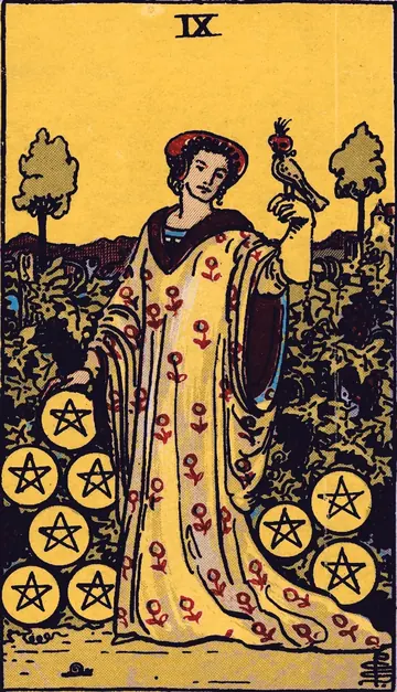 Nine of Pentacles