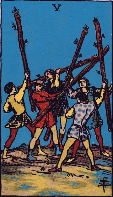 Five of Wands
