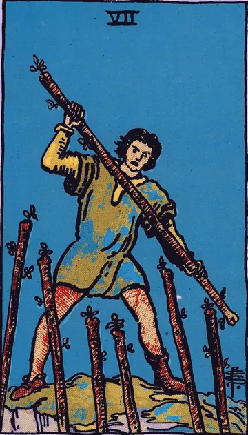 Seven of Wands